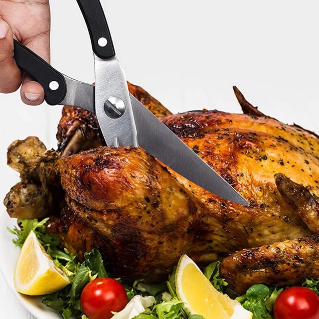 Multi-Purpose Kitchen Scissors – Heavy-Duty Stainless Steel Shears for Effortless Cutting