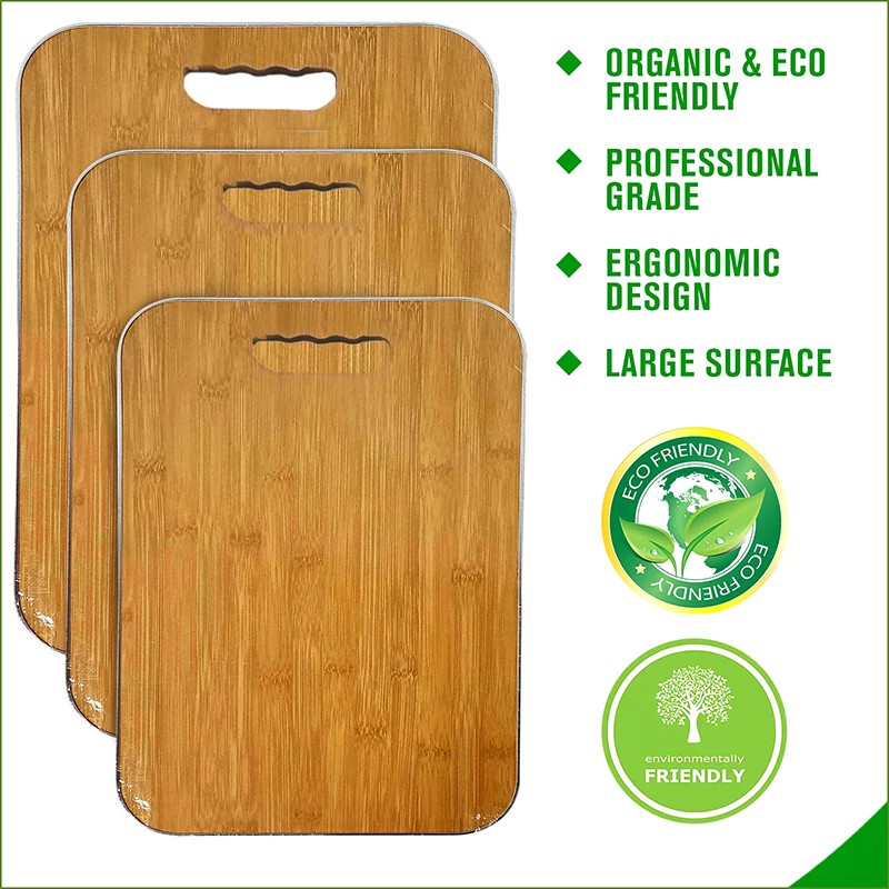 Bamboo Chopping Board (40x25 CM) – Eco-Friendly, Stylish, & Durable Cutting Board for Kitchen | বাঁশের তৈরি পরিবেশবান্ধব চপিং বোর্ড